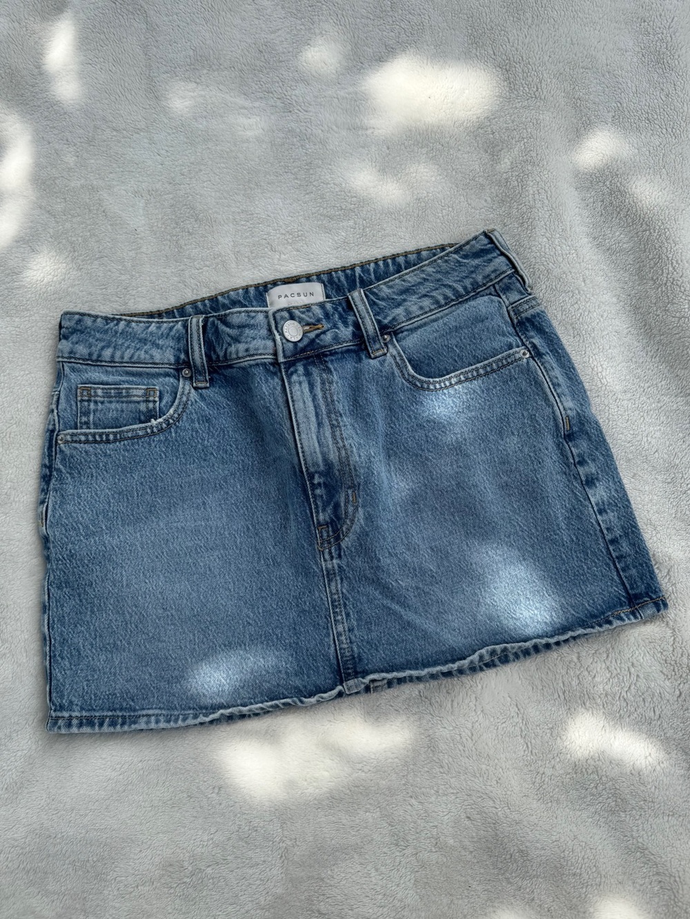 PacSun Denim Mini Skirt Medium Wash | Size 27